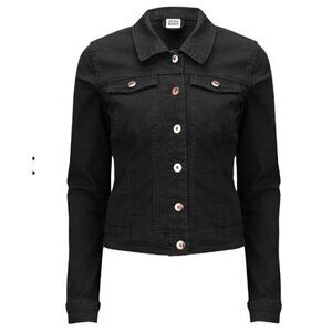 Vero Moda Vietta Black Denim Jacket Women's XS